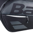 Babolat Evo Court L Black I espacio inteligente, protección confiable y diseño minimalista para transportar sus raquetas