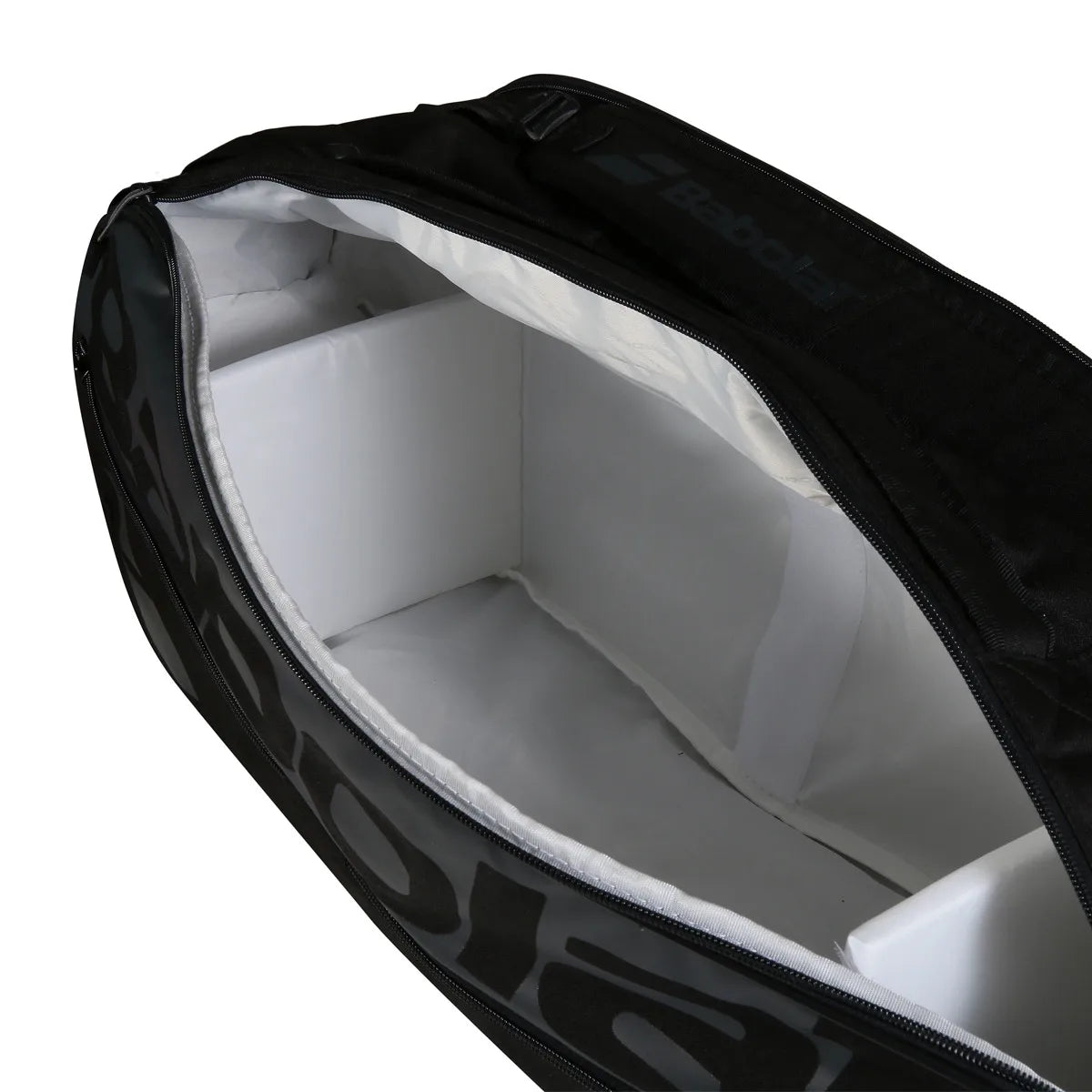 Babolat Evo Court L Black I espacio inteligente, protección confiable y diseño minimalista para transportar sus raquetas