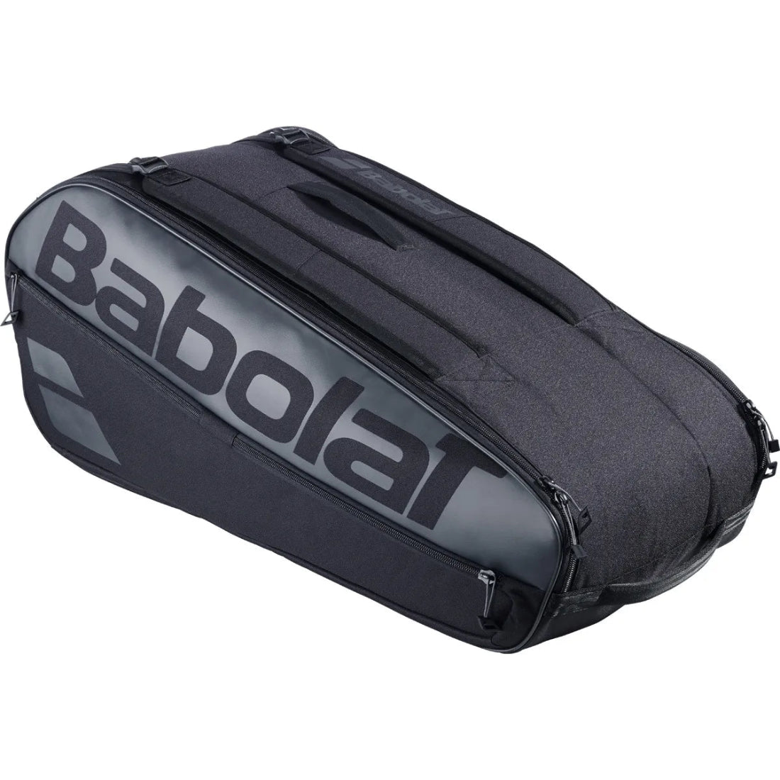 Babolat Evo Court L Black I espacio inteligente, protección confiable y diseño minimalista para transportar sus raquetas