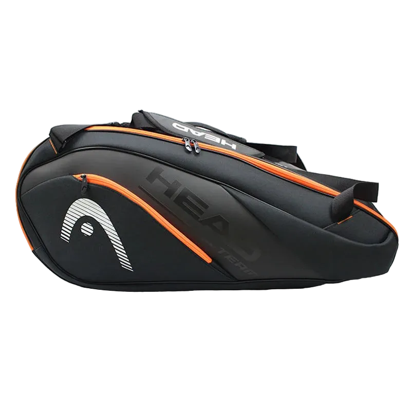 Bolsa HEAD 2026 para raquetas de tenis, padel,  6 unidades, rígida, para deportes, gran capacidad, unisexo, tenis y pádel