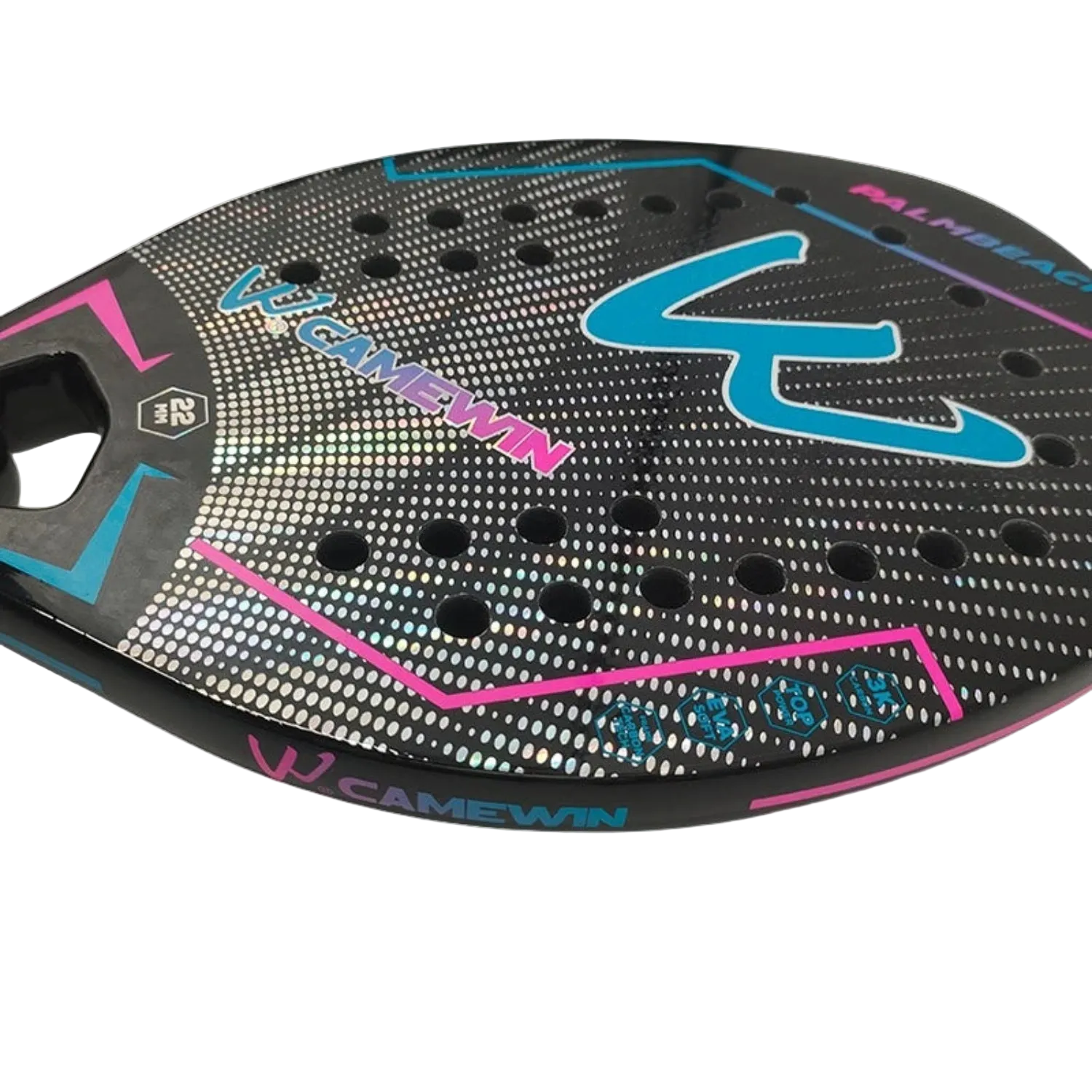 Raqueta de tenis playa 3K Carbon | Control, comodidad y excelente relación calidad-precio