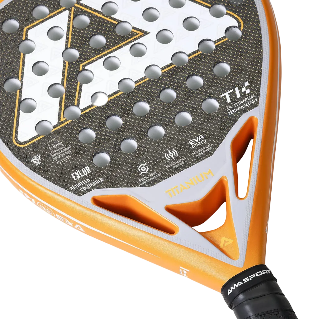 Raqueta de pádel de fibra de carbono híbrida de alta calidad y nueva tecnología personalizada con el logotipo del fabricante profesional AMA Sport 2026