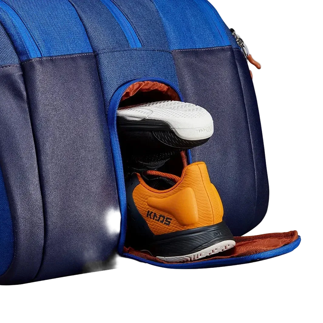 Bolsa para raquetas de Padel Wilson Roland Garros Super Tour 15PK 2026 con forro protector térmico  y compartimento para zapatos