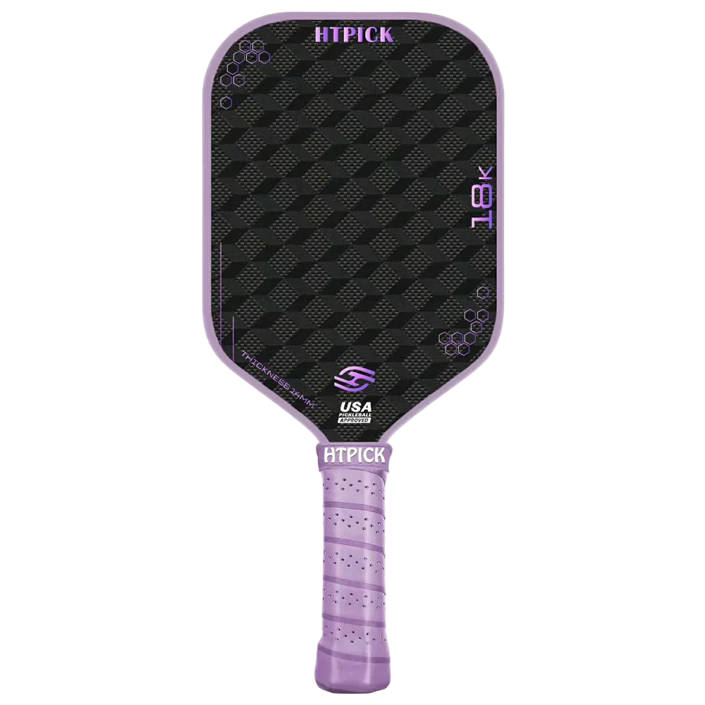 Más efecto y velocidad en pickleball | Pala de alto rendimiento de carbono 18K de 14 mm