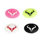 4 amortiguadores de vibraciones de silicona para raquetas de tenis con dibujos animados, accesorios duraderos.