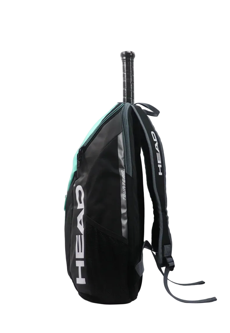 Mochila para raquetas de tenis HEAD Tour Team Series de 25 litros unisexo, cómoda con compartimento para zapatos, 2 raquetas