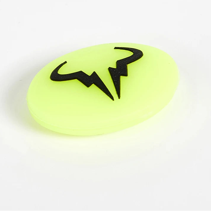 4 amortiguadores de vibraciones de silicona para raquetas de tenis con dibujos animados, accesorios duraderos.
