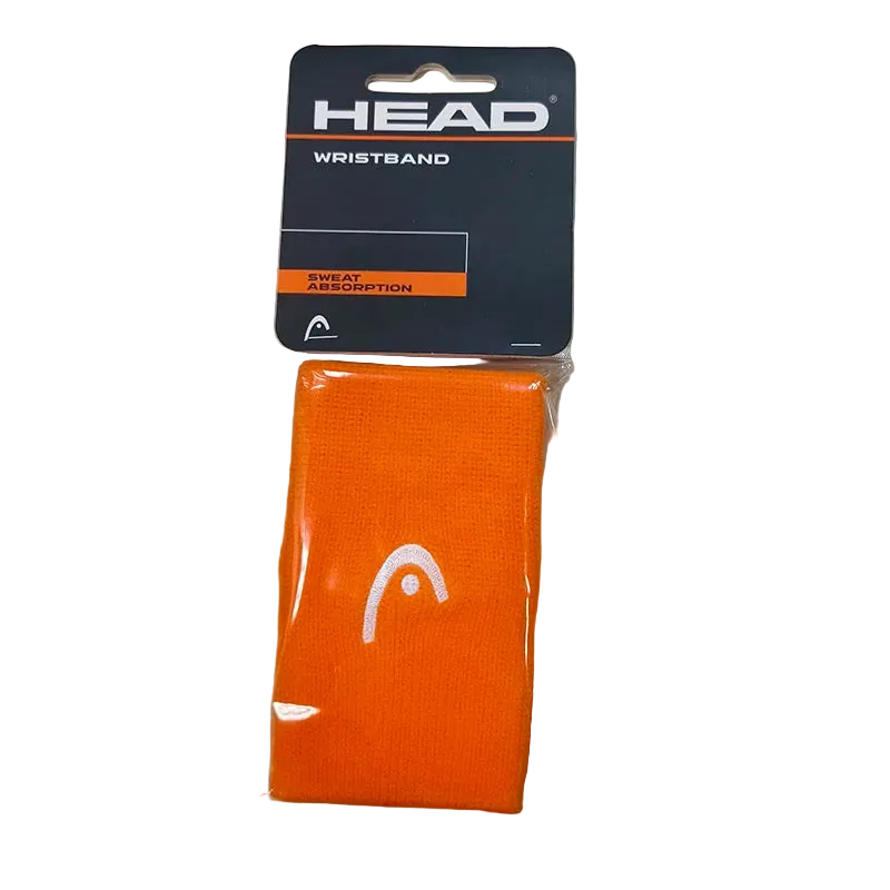 Pulseras deportivas HEAD de 5 pulgadas para tenis, cómodas, transpirables y antideslizantes