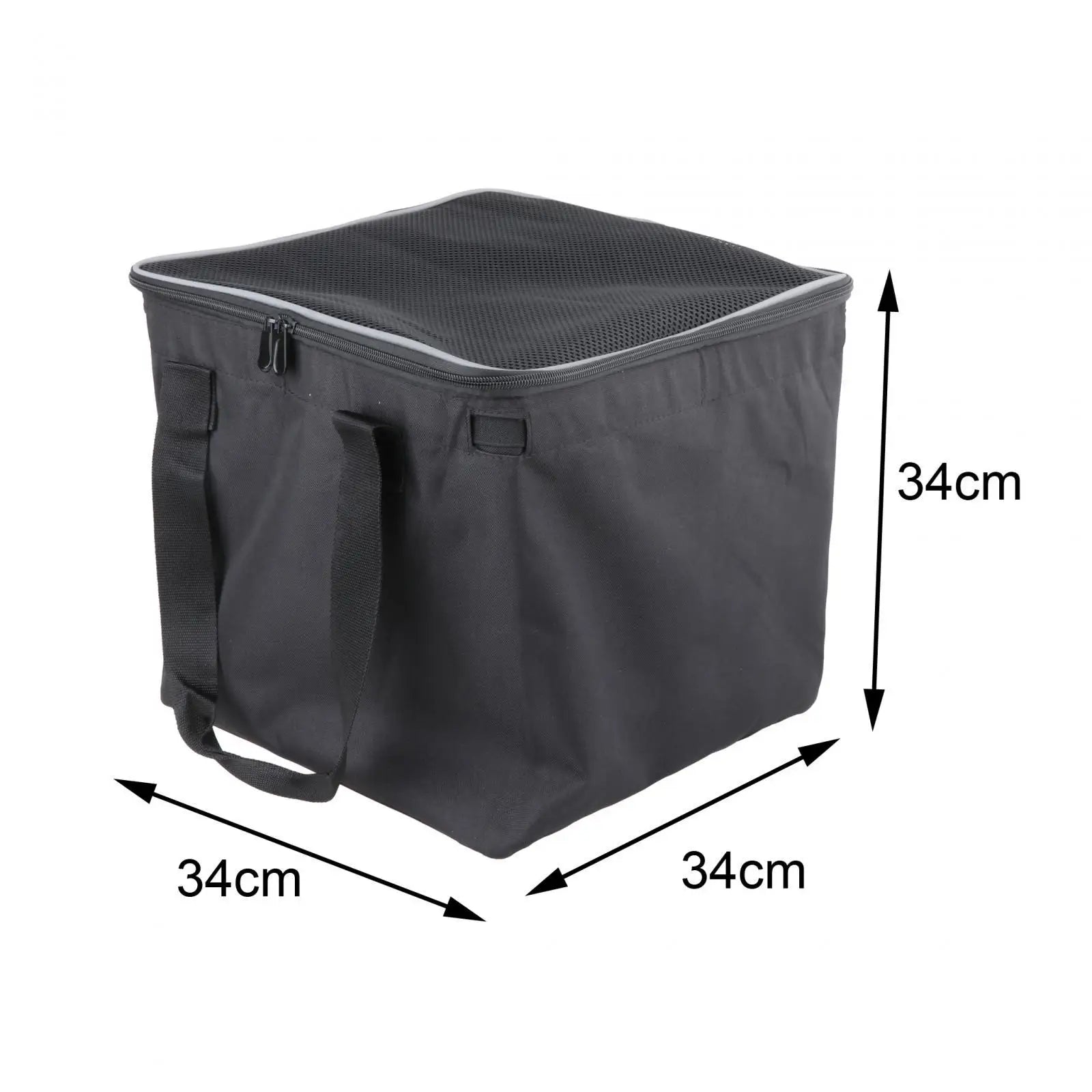 Bolsa para carrito de pelotas de tenis, de tela Oxford, con capacidad para 160 pelotas, cesta compacta para viajes, práctica y enseñanza.