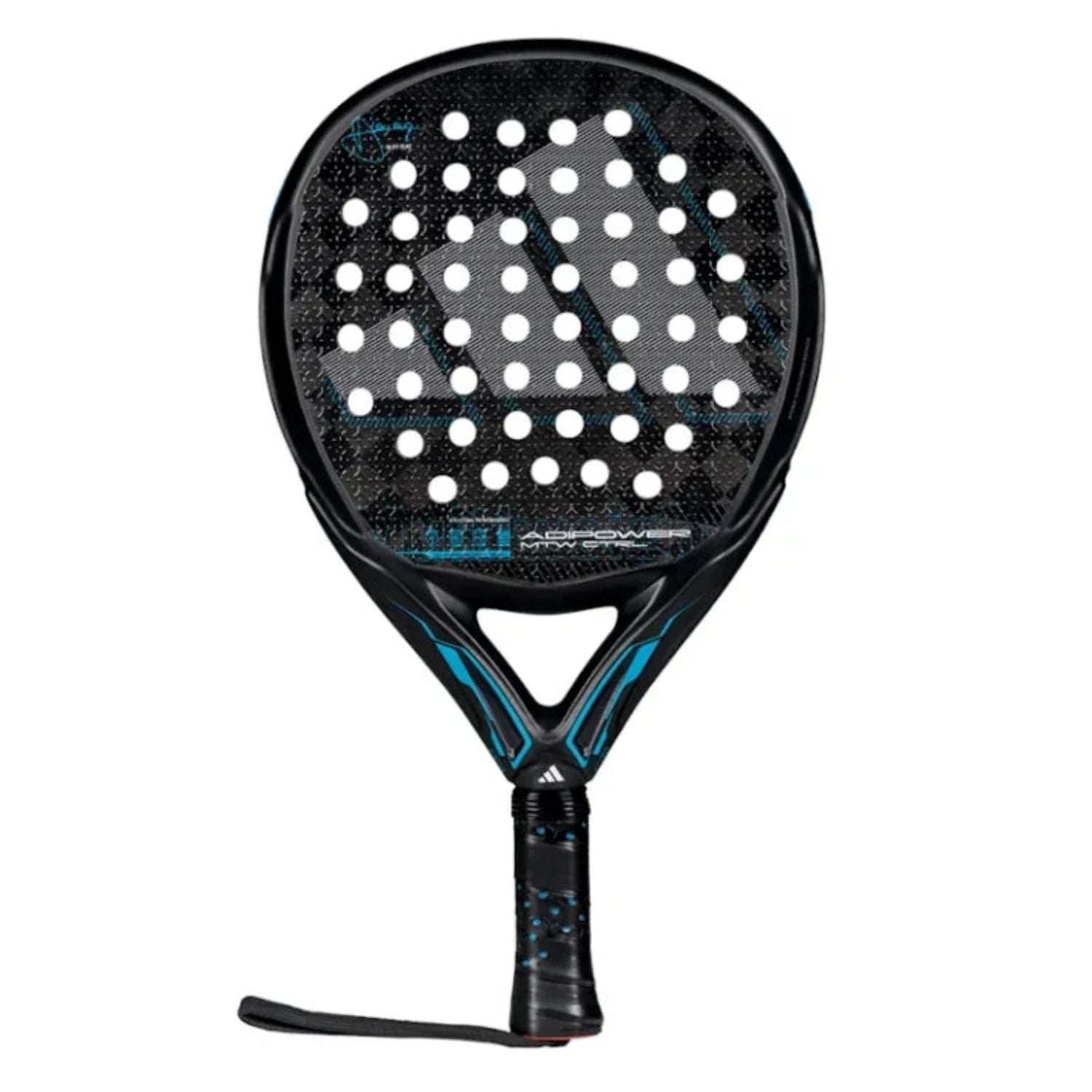 Pala de Pádel Adidas Adipower Multiweight CTRL 3.4 2025, 345-375g, superficie 460cm², forma redonda, carbono 18k, diseñada para jugadores avanzados con foco en el control y la potencia, ideal para entrenamientos profesionales
