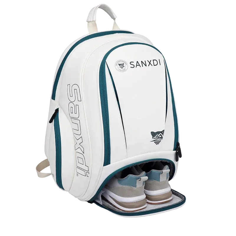 Mochila SANXDI 2026 para raquetas de tenis, unisex, de PU, unisexo, para  tenis, mochila con compartimento para zapatos, pádel, pickleball
