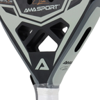 Palas de pádel AMA SPORT 12K Carbono EVA Suave Equilibrio Medio Pala de pádel Forma Lágrima para Jugadores Avanzados Pala de Pádel