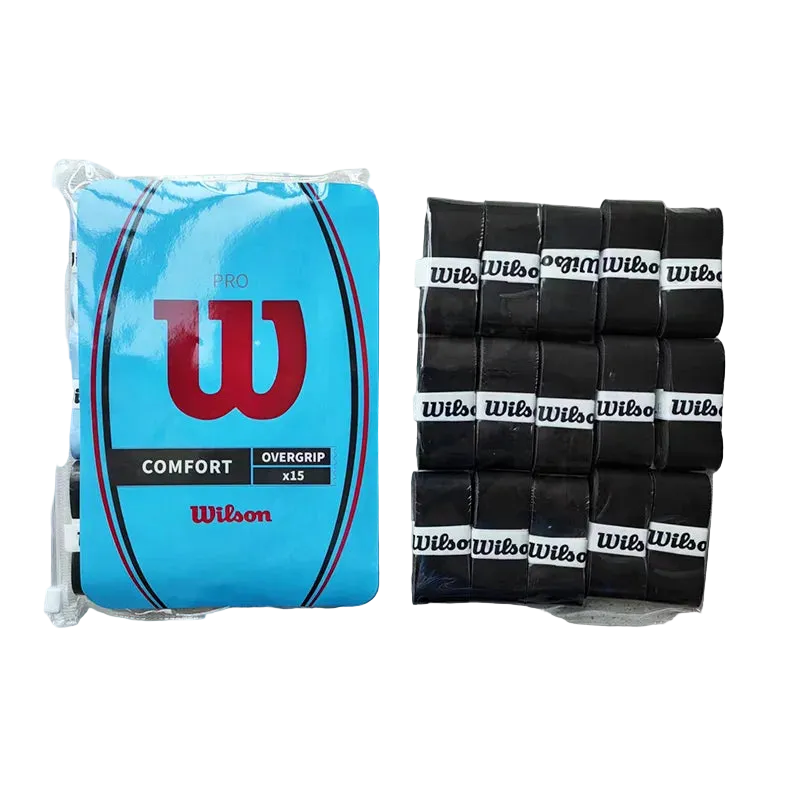 Kit de overgrips Wilson de 15 piezas | Más control y ahorro para quienes juegan todo el tiempo