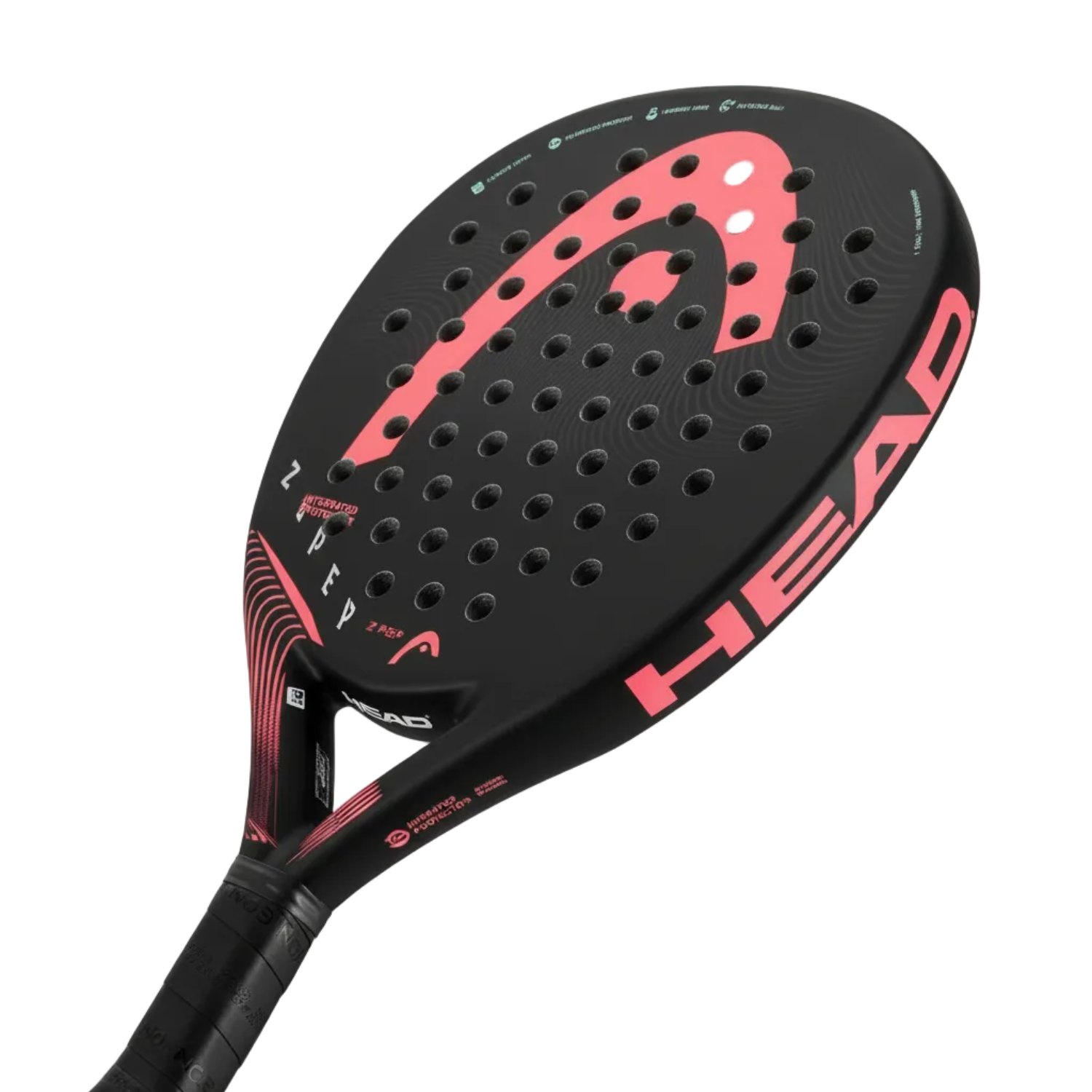 HEAD Plate Tennis Racket Carbon Fibre GRAPHENE 360 COMFORTABLE Foam Core Padel Tennis Racquets Lightweight ZEPHYR Series
