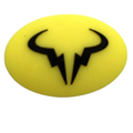4 amortiguadores de vibraciones de silicona para raquetas de tenis con dibujos animados, accesorios duraderos.