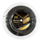 Carrete de cuerda para raqueta de tenis ZARSIA de poliéster 4G, 1,30 mm, duradera, redonda, 200 m, gran carrete de cuerdas de entrenamiento